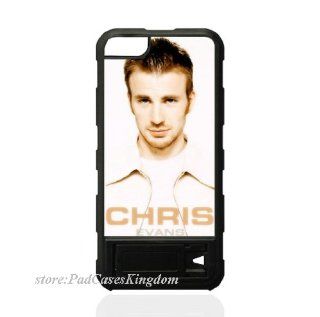 iPhone 5/5s Stand hard back case with Chris Evans theme designed by padcaseskingdom Cell Phones & Accessories