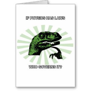 Philosoraptor Physics Cards