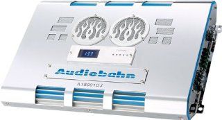 Audiobahn A18001DJ 2500W Single Channel Class D Monoblock Car Amplifier  Vehicle Mono Subwoofer Amplifiers 