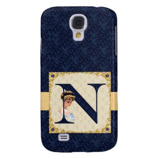 Victorian Lady Letter N iPhone 3 Case