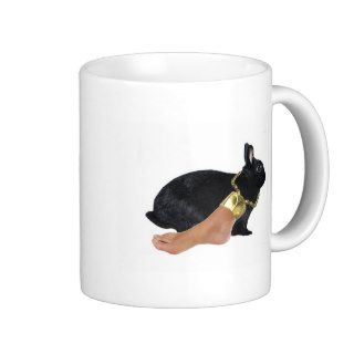 Rabbit's Lucky Human Foot Coffee Mugs