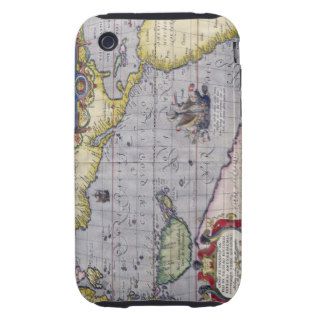 Maris Pacifici Vintage Map ~1589 Travel Artwork iPhone 3 Tough Case