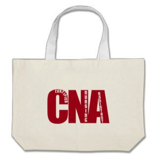 BIG RED CNA   CERTIFIED NURSING ASSISTANT TOTE BAGS
