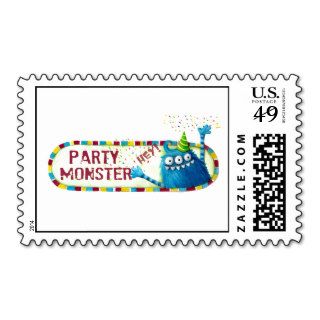 Get along with Party Monster Postage Stamps