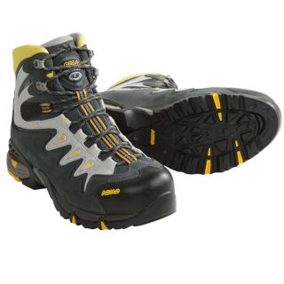 Asolo Synchro Gore Tex(R) Hiking Boots   Waterproof (For Men)   GRAPHITE/GUNMETAL/YELLOW (11 )