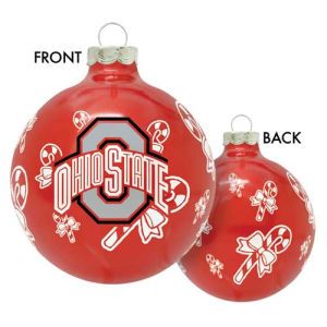 Ohio State Buckeyes Traditional Round Ornament