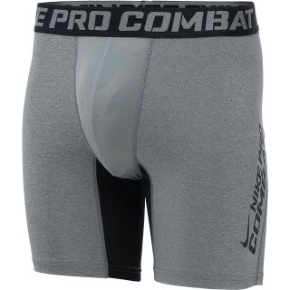 NIKE Mens Pro Combat Core Plus 6 Compression Shorts   Size Small, Carbon
