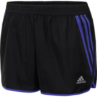 adidas Womens Questar 4 Running Shorts   Size Xl, Black/purple