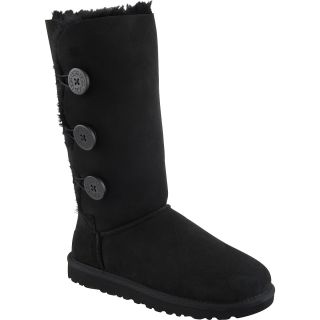 UGG Womens Bailey Button Triplet Boots   Size 7, Black