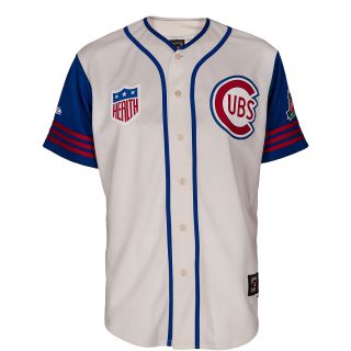 MAJESTIC ATHLETIC Mens Chicago Cubs 1942 Sunday Authentic Replica Home Jersey  