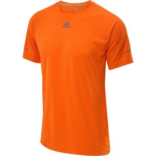 adidas Mens Sequencials Short Sleeve Running T Shirt   Size 2xl, Solar Zest