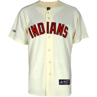 Majestic Athletic Cleveland Indians Justin Masterson Replica Alternate Ivory