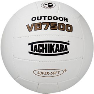 Tachikara VB7500 Outdoor Composite Leather Volleyball, White (VB7500)