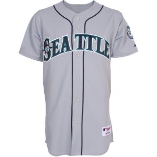 Majestic Athletic Seattle Mariners Blank Authentic Big & Tall Road Jersey  