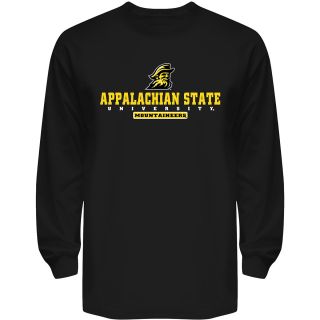 T SHIRT INTERNATIONAL Mens Appalacian State Mountaineers Reload Long Sleeve T 