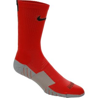 NIKE Mens Stadium Soccer Crew Socks   Size Large, Red/grey