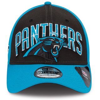 NEW ERA Mens Carolina Panthers Draft 39THIRTY Stretch Fit Cap   Size S/m, Blue