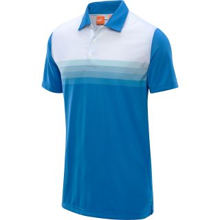 PUMA Mens Tech Yarn Dyed Stripe Cresting Short Sleeve Golf Polo   Size 2xl,