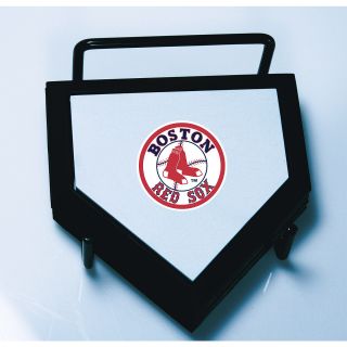 Schutt Boston Red Sox Home Plate Coaster 4 Piece Set Features Team Logo on