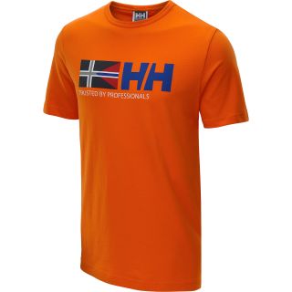 HELLY HANSEN Mens Jotun Graphic Short Sleeve T Shirt   Size 2xl, Orange
