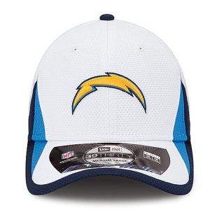 NEW ERA Mens San Diego Chargers Training Camp 39THIRTY Stretch Fit Cap   Size