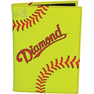 Diamond Baseball Themed Notebook   Size 7x9, Yellow (NOTEBOOK B)