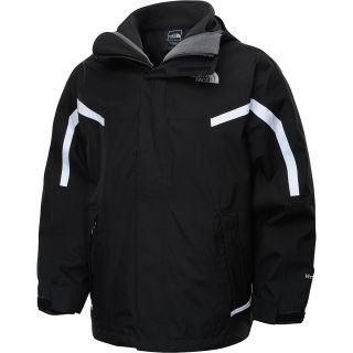 THE NORTH FACE Boys Nimbostratus Triclimate Jacket   Size Small, Black/white