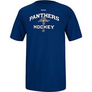 REEBOK Mens Florida Panthers Center Ice Authentic Short Sleeve T Shirt   Size