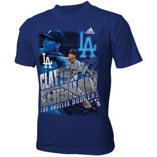 adidas Youth Los Angeles Dodgers Clayton Kershaw Electrical Storm Short Sleeve