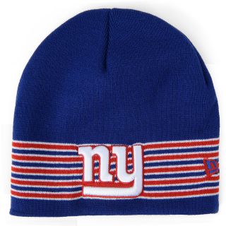 NEW ERA Mens New York Giants 5A Striped Team Color Knit Hat, Royal