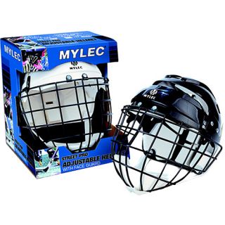 Mylec Roller Hockey Helmet with Face Guard   Size Senior, Black (151A)