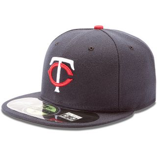NEW ERA Mens Minnesota Twins Authentic Collection Home 59FIFTY Fitted Cap  