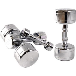 Cap 3LB Chrome Dumbbell with Handle (SDCG 003)