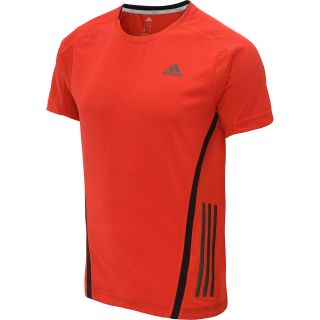 adidas Mens Supernova Short Sleeve T Shirt   Size Xl, Hi Res Red/burgundy