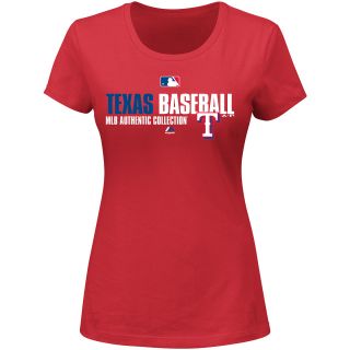 MAJESTIC ATHLETIC Womens Texas Rangers Team Favorite Authentic Collection