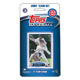 Topps 2012 MLB Chicago Cubs Official Team Baseball Card Set of 17 Cards Blister