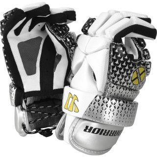 WARRIOR Mens Adrenaline X1 Lacrosse Gloves   Size 12, White