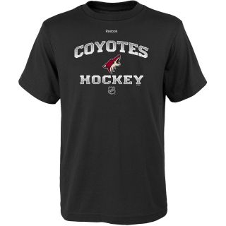 REEBOK Youth Phoenix Coyotes Authentic Elite Short Sleeve T Shirt   Size Xl
