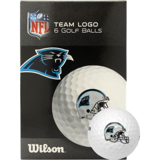 WILSON Carolina Panthers Golf Balls   6 Pack, White