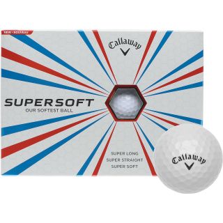 CALLAWAY Supersoft Golf Balls   White   12 Pack, White