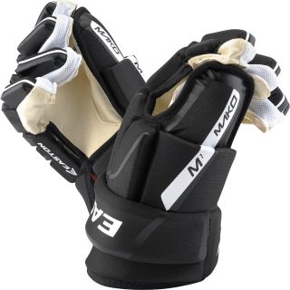 EASTON Mako M1 Senior Ice Hockey Gloves, Black/white