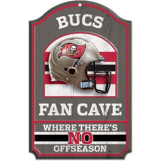 Wincraft Tampa Bay Buccaneers Fan Cave 11x17 Wooden Sign (06079010)