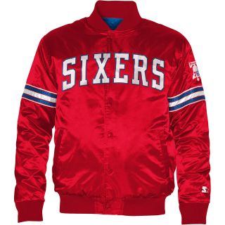 Philadelphia 76ers Logo Blue Jacket (STARTER)   Size Large