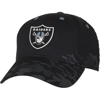 NFL Team Apparel Youth Oakland Raiders Shield Back Black Cap   Size Youth,