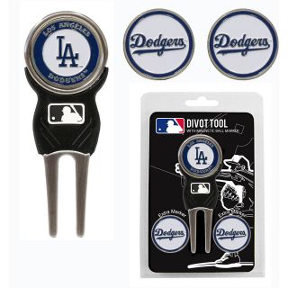 Team Golf MLB Los Angeles Dodgers 3 Marker Signature Divot Tool Pack