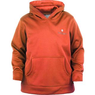 Lucky Bums Kids Performance Hoodie   Size XS/Extra Small, Burnt Orange