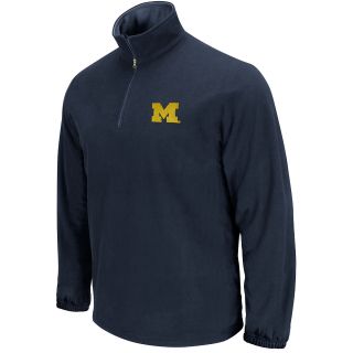 KNIGHTS APPAREL Mens Michigan Wolverines Mens Fleece Quarter Zip Pullover