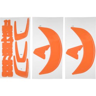 EASTON Stealth Grip & Natural Series Helmet Decal Kit, Orange