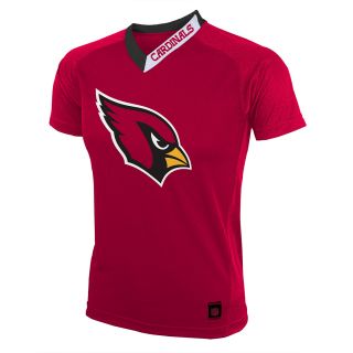 NFL Team Apparel Youth Arizonal Cardinals Performance Short Sleeve T Shirt  