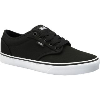 VANS Mens Atwood Canvas Skate Shoes   Size 8.5, Black/white/black